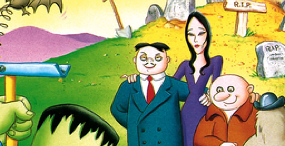 ภาพการ์ตูน Addams family